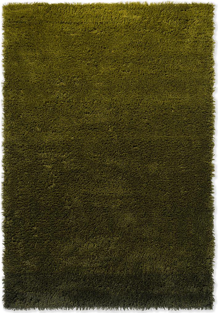 Olive Handcrafted Microfiber Solid Super Soft Shaggy Carpet